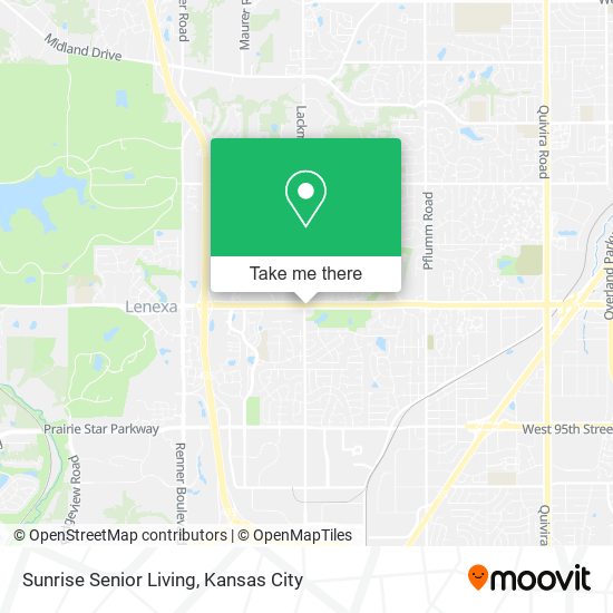 Sunrise Senior Living map