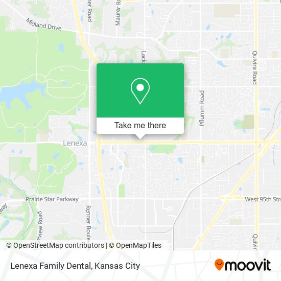 Lenexa Family Dental map