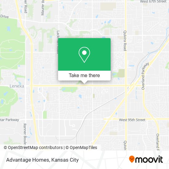 Advantage Homes map