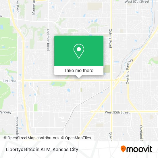 Mapa de Libertyx Bitcoin ATM