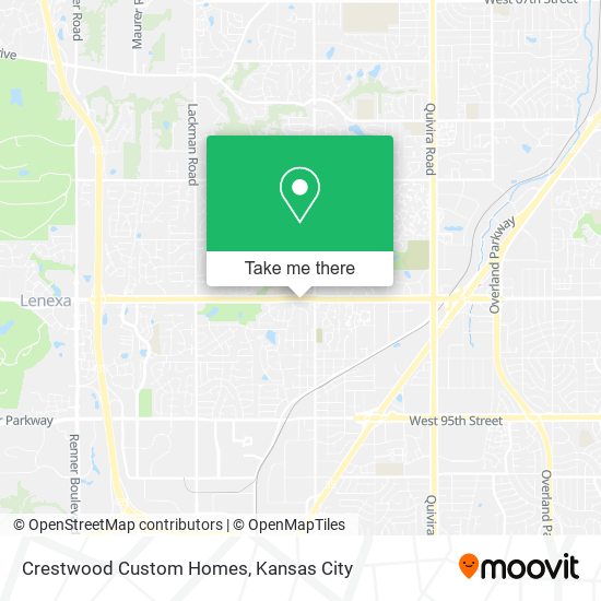 Mapa de Crestwood Custom Homes