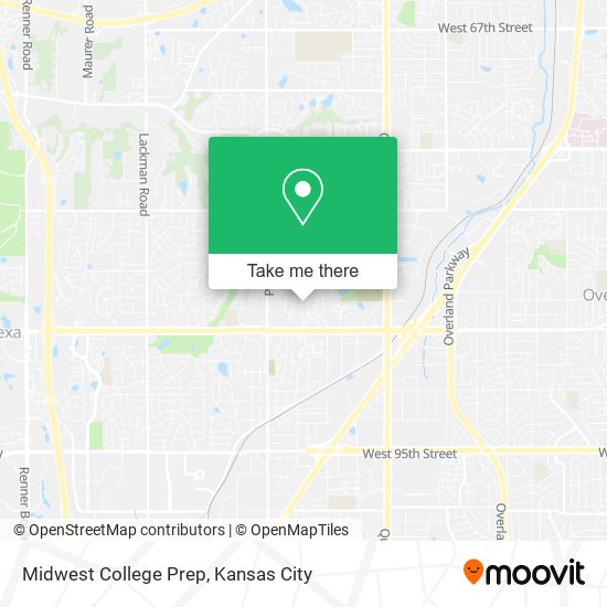 Mapa de Midwest College Prep