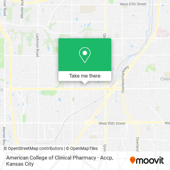 Mapa de American College of Clinical Pharmacy - Accp