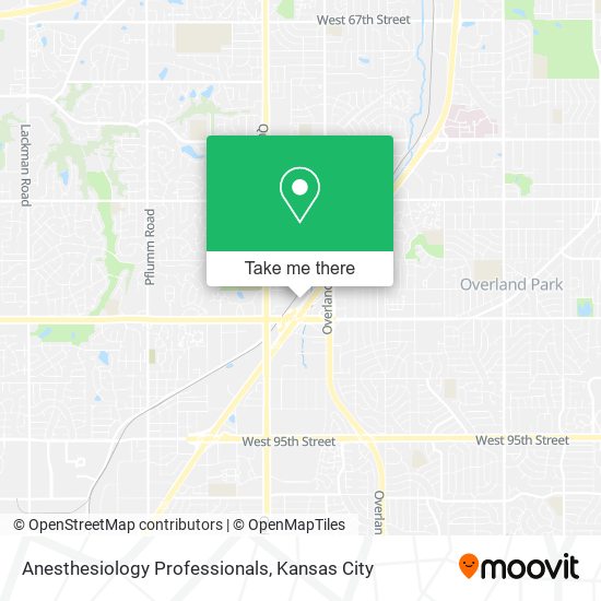 Anesthesiology Professionals map