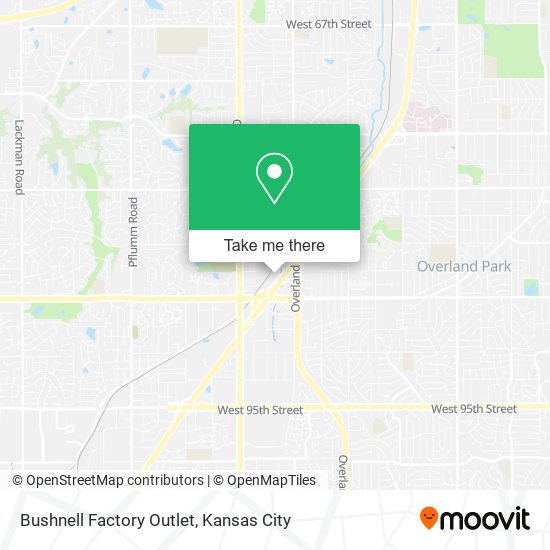 Bushnell Factory Outlet map