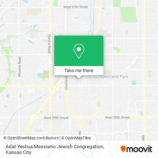 Mapa de Adat Yeshua Messianic Jewish Congregation