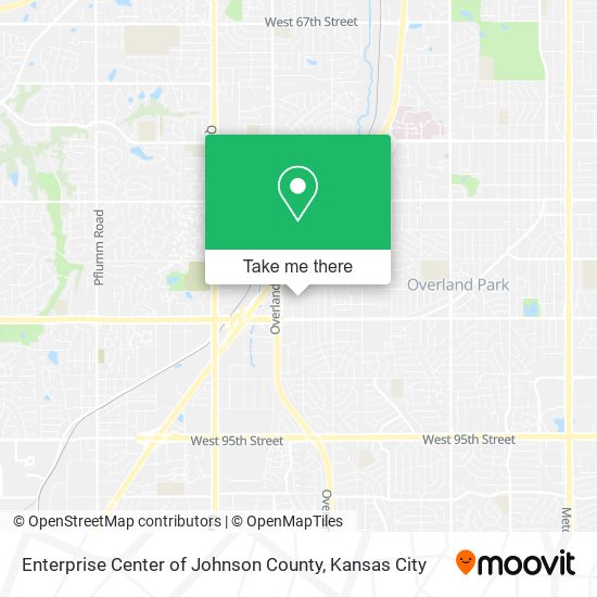 Enterprise Center of Johnson County map