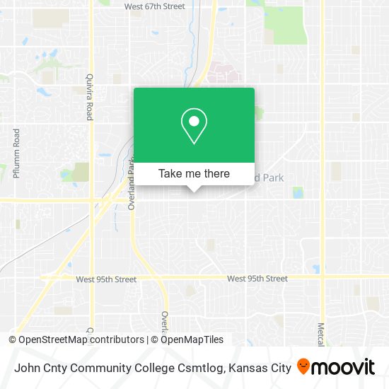 Mapa de John Cnty Community College Csmtlog