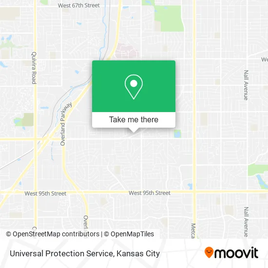 Mapa de Universal Protection Service