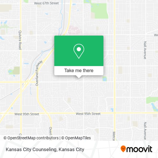 Kansas City Counseling map