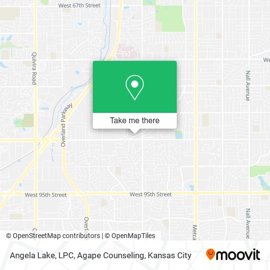 Angela Lake, LPC, Agape Counseling map