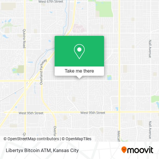 Mapa de Libertyx Bitcoin ATM