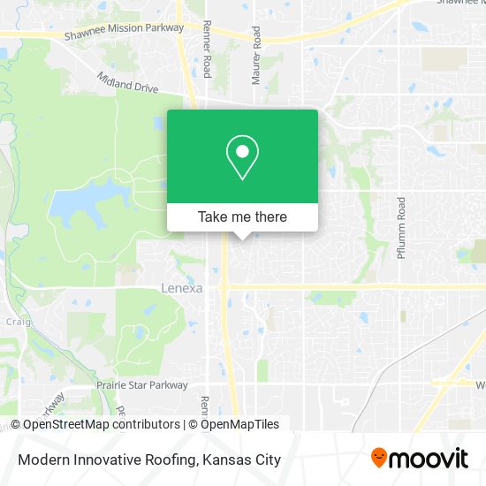 Modern Innovative Roofing map