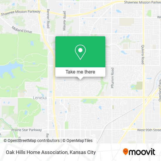 Mapa de Oak Hills Home Association