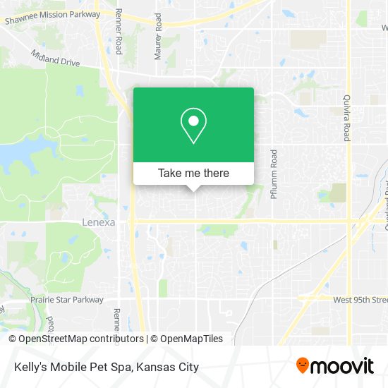 Kelly's Mobile Pet Spa map