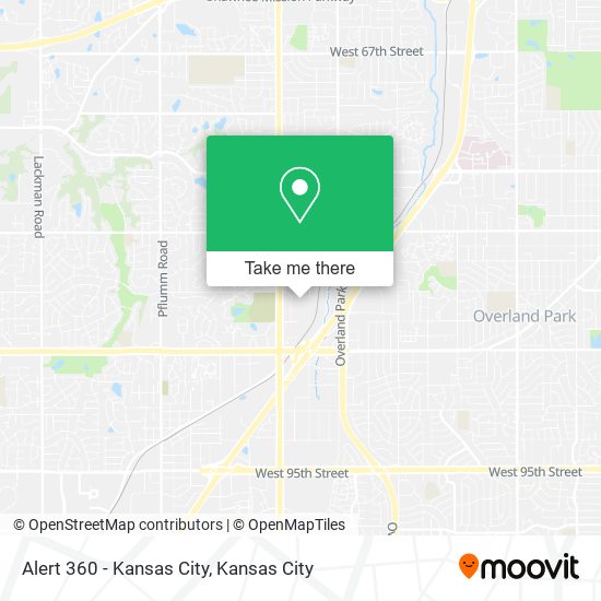 Mapa de Alert 360 - Kansas City