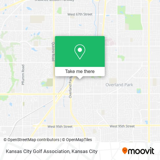 Kansas City Golf Association map