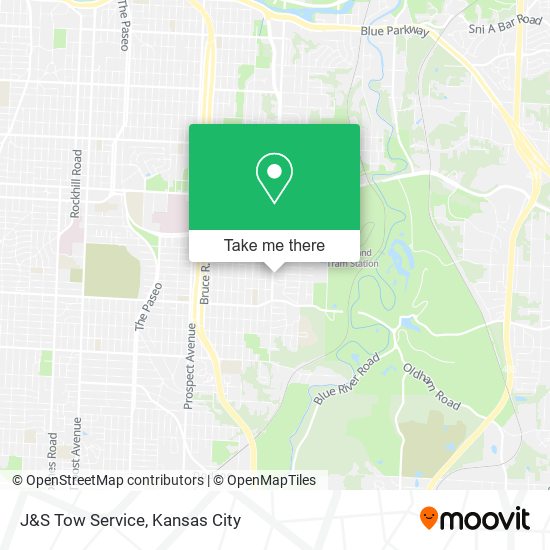 Mapa de J&S Tow Service