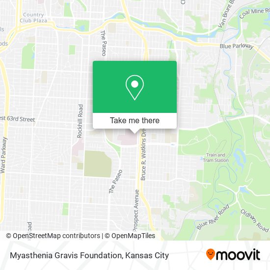 Myasthenia Gravis Foundation map
