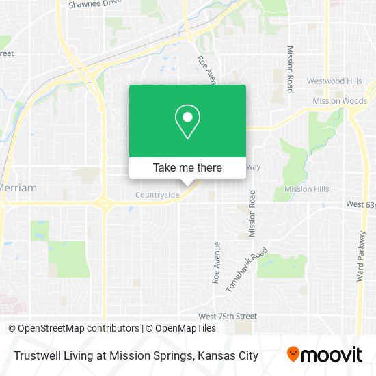 Trustwell Living at Mission Springs map