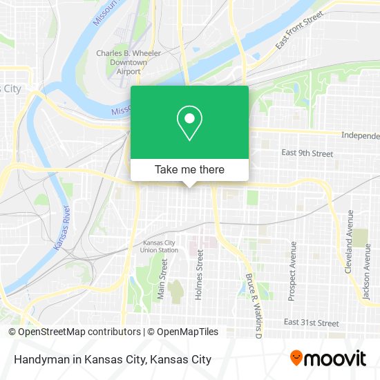 Mapa de Handyman in Kansas City