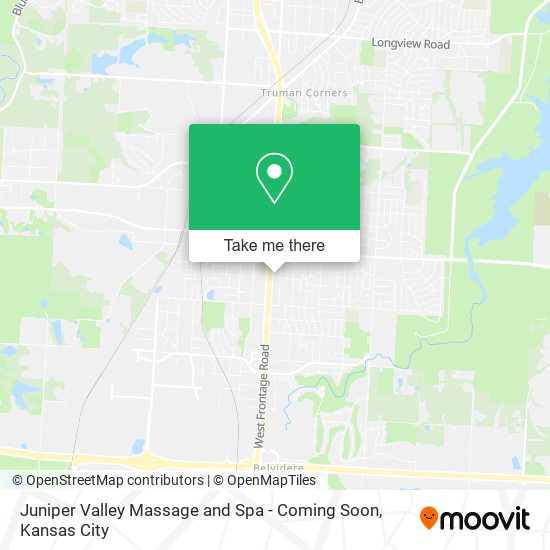 Juniper Valley Massage and Spa - Coming Soon map