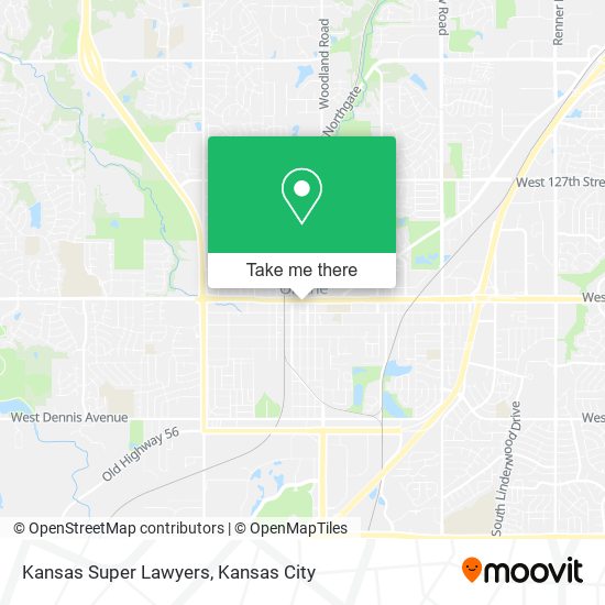 Kansas Super Lawyers map