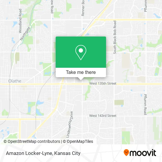 Amazon Locker-Lyne map