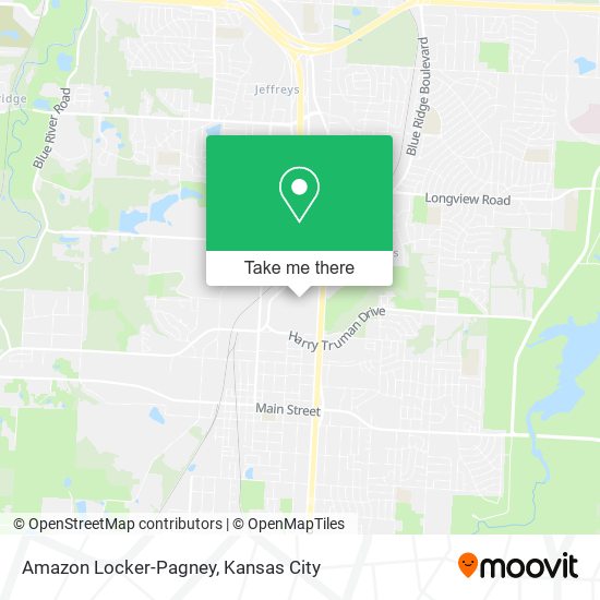 Amazon Locker-Pagney map