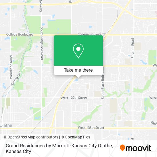 Grand Residences by Marriott-Kansas City Olathe map