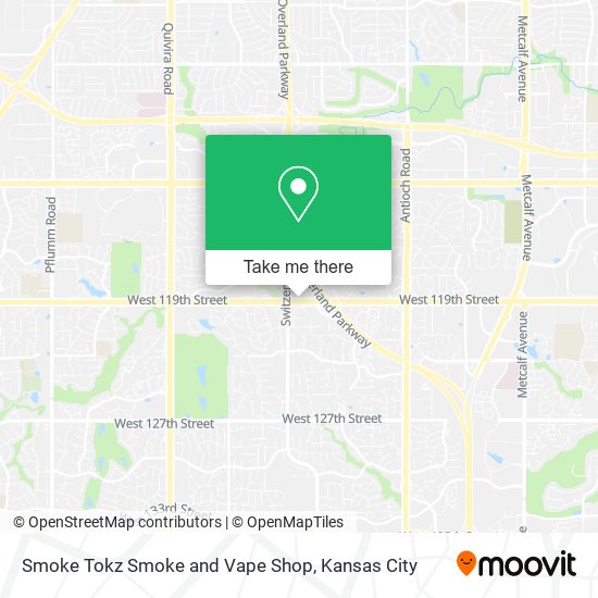 Mapa de Smoke Tokz Smoke and Vape Shop