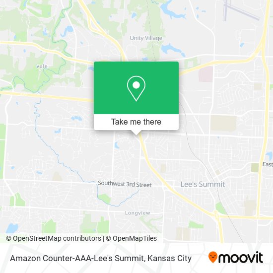 Amazon Counter-AAA-Lee's Summit map