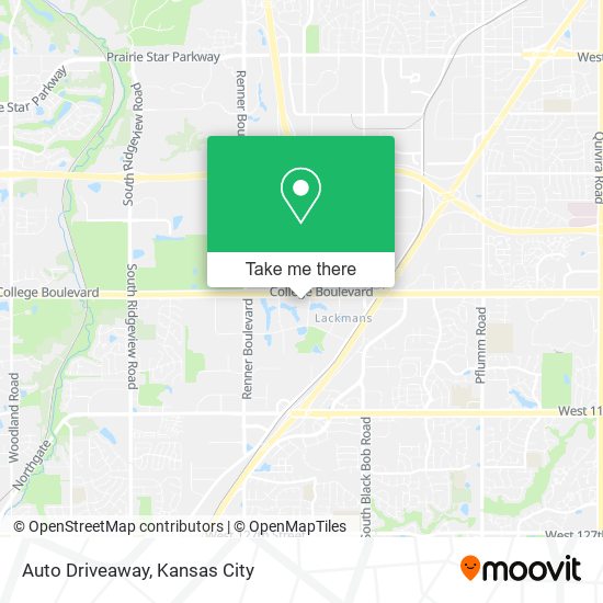 Auto Driveaway map