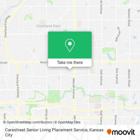 Mapa de Carestreet Senior Living Placement Service
