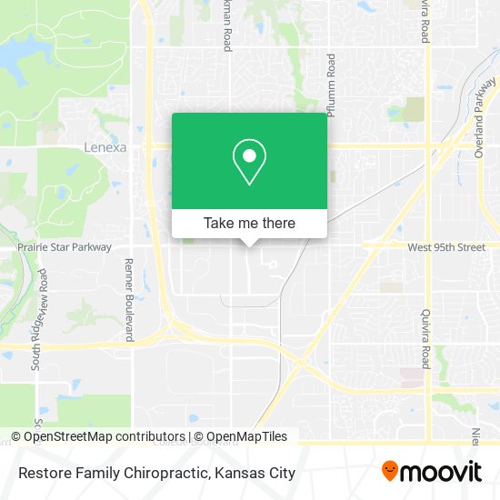 Restore Family Chiropractic map