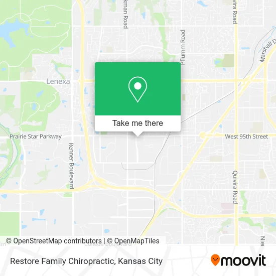 Restore Family Chiropractic map