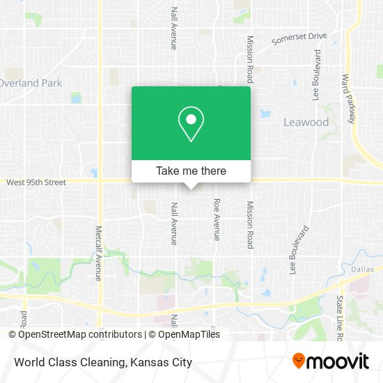 World Class Cleaning map