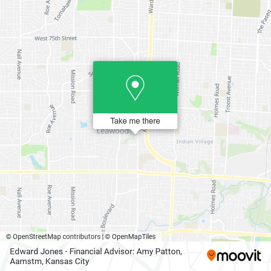 Mapa de Edward Jones - Financial Advisor: Amy Patton, Aamstm