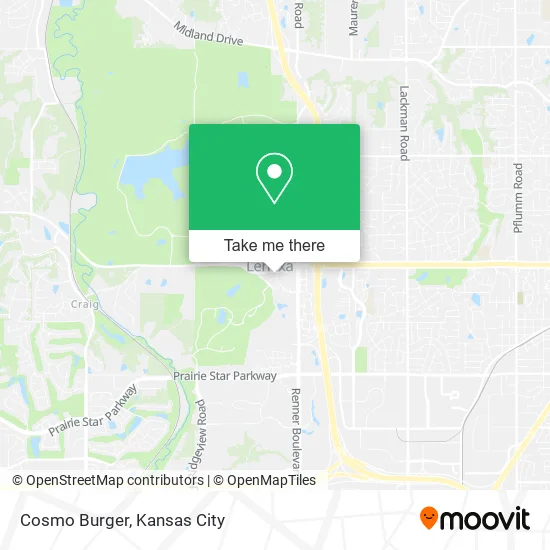 Mapa de Cosmo Burger