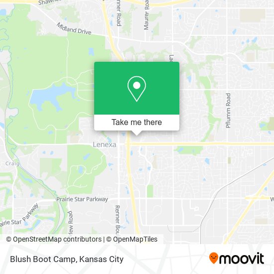 Blush Boot Camp map