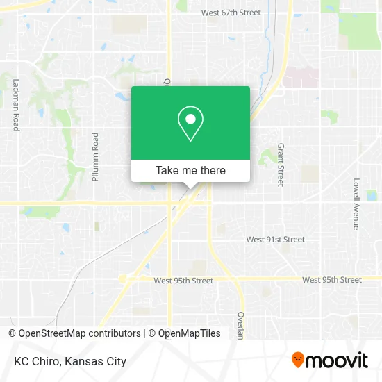 KC Chiro map