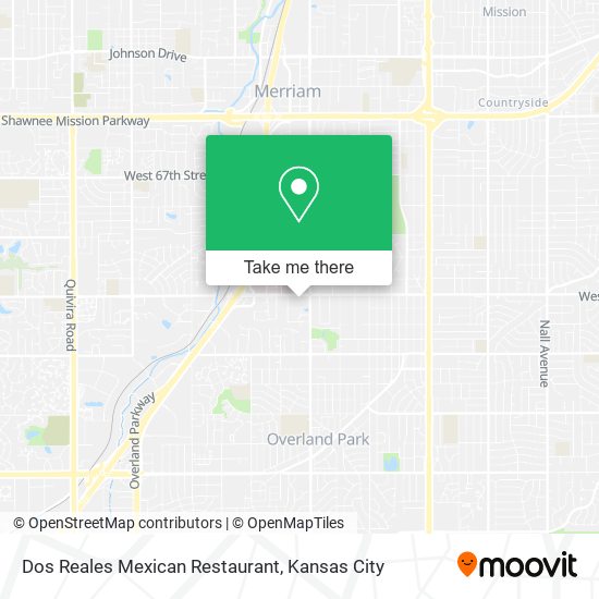 Mapa de Dos Reales Mexican Restaurant