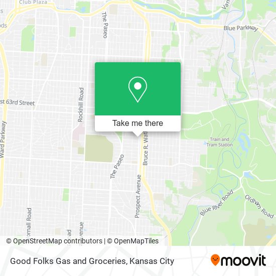 Good Folks Gas and Groceries map