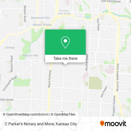 C Parker's Notary and More map