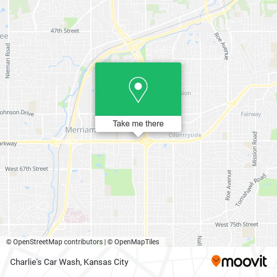 Charlie's Car Wash map