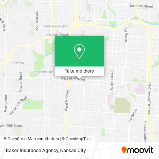 Baker Insurance Agency map