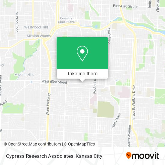 Cypress Research Associates map