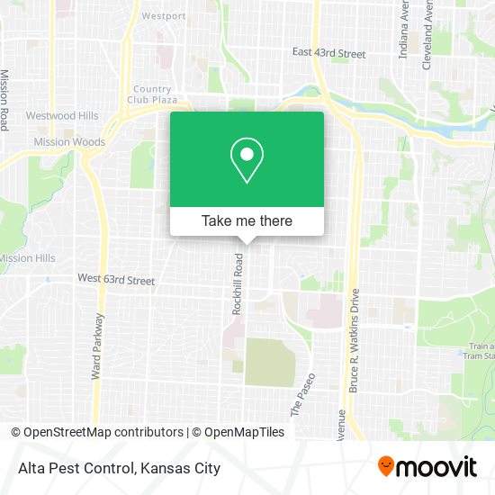 Alta Pest Control map