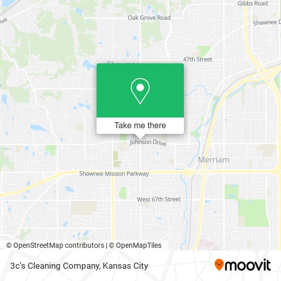 Mapa de 3c's Cleaning Company
