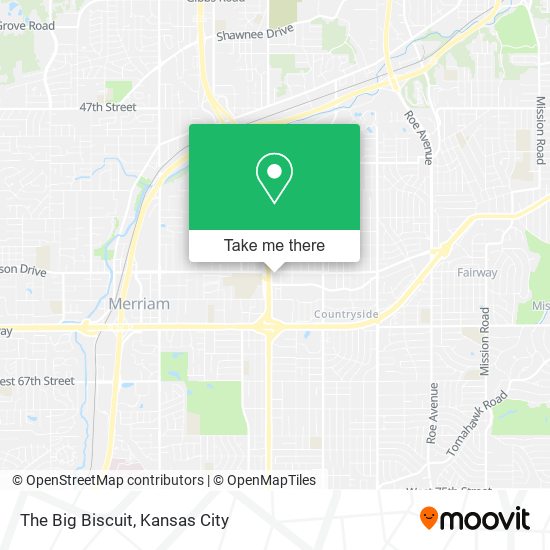 The Big Biscuit map